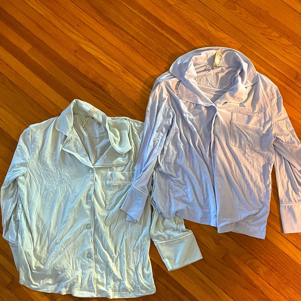 Two soft lounge pajama tops